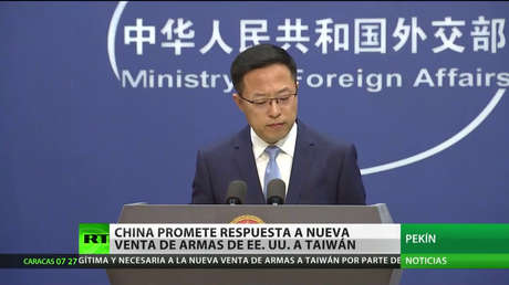 China promete responder a nuevas ventas de armamento de EE.UU. a Taiwán
