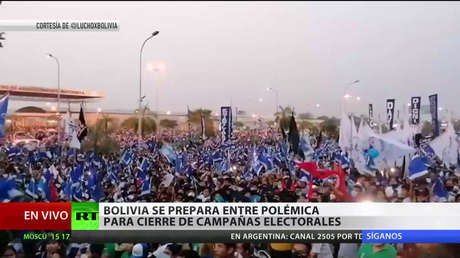 Bolivia se prepara para el cierre de campañas electorales