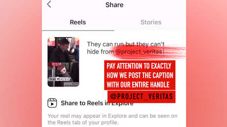 VIDEO: El fundador de Project Veritas denuncia que Instagram "censura" sus publicaciones