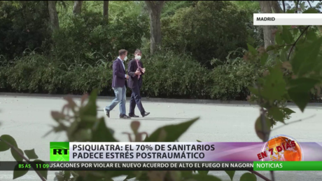 Psiquiatra sobre covid-19: "Hasta un 70% de los sanitarios tienen síntomas de trastorno por estrés postraumático"