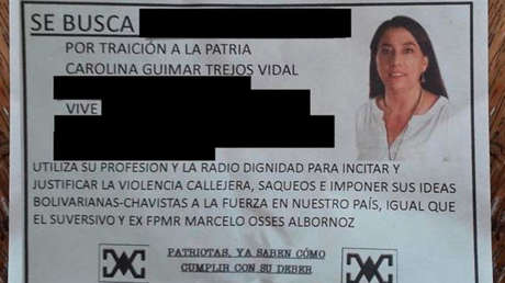 Corresponsal de Sputnik en Chile es amenazada por un grupo de extrema derecha