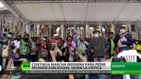 Colombia: Continúa la marcha indígena para pedir diálogo con Duque, quien le dedica críticas