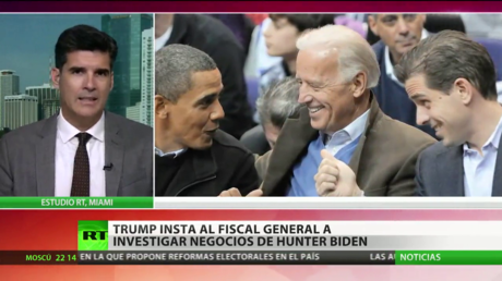 Donald Trump insta al fiscal general a investigar los negocios de Hunter Biden