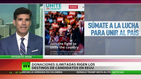 Trump y Biden buscan atraer más donaciones para sus campañas electorales