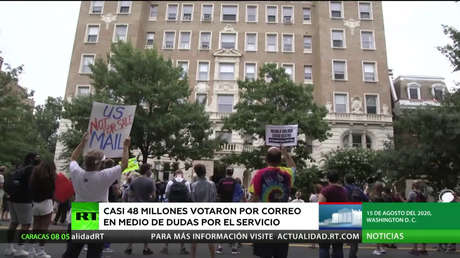 Casi 48 millones de estadounidenses votaron por correo en medio de dudas por el servicio