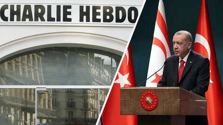 Turquía investiga la portada de Charlie Hebdo con la caricatura de Erdogan "en privado"