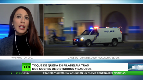 Declaran el toque de queda en Filadelfia tras dos noches de disturbios y saqueos