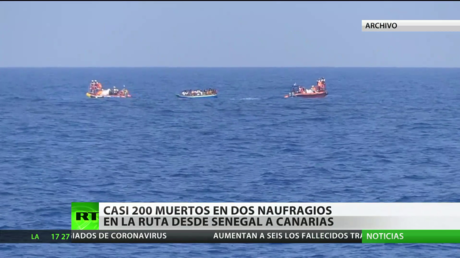 Casi 200 migrantes muertos en dos naufragios en la ruta de Senegal a las islas Canarias