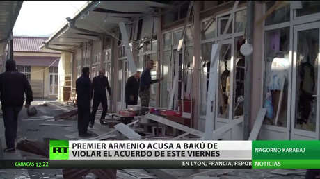 El primer ministro de Armenia acusa a Bakú de violar el acuerdo de este viernes