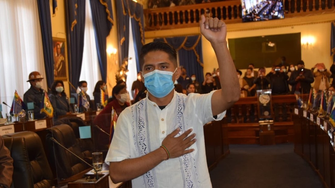 El dirigente Andrónico Rodríguez es elegido y posesionado como el nuevo presidente del Senado de Bolivia