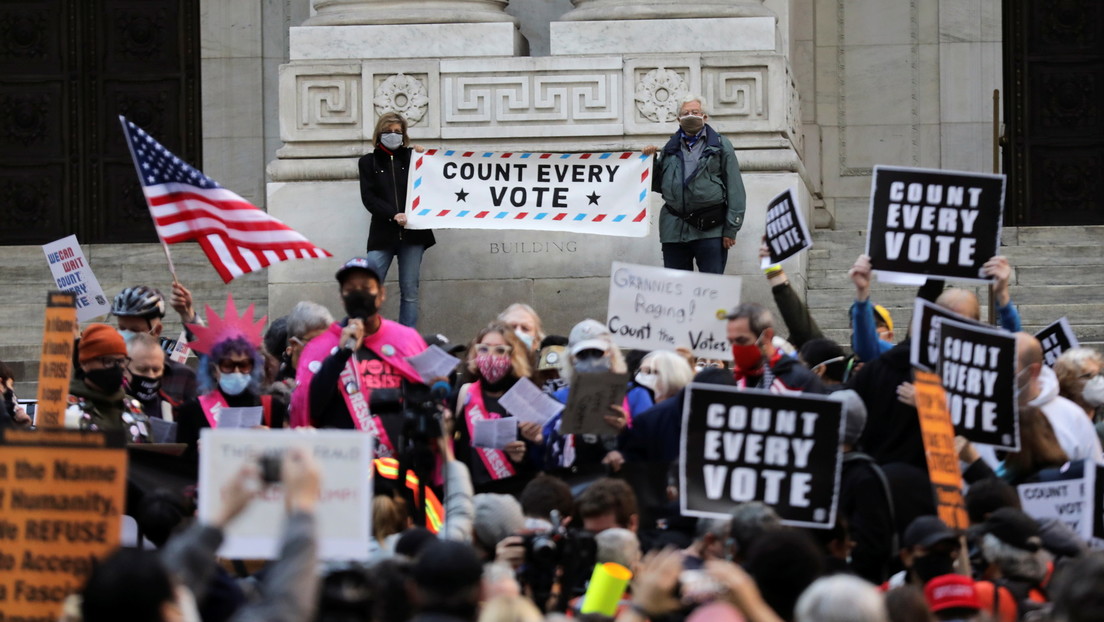VIDEO: Protestas en Nueva York tras la jornada electoral en EE.UU.