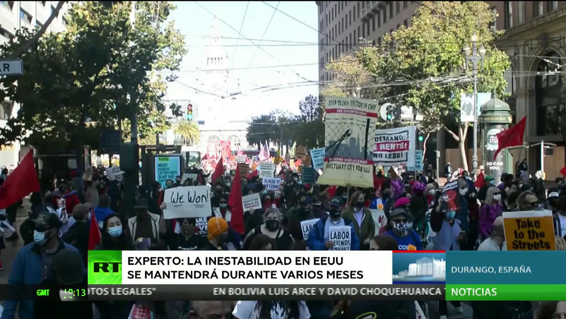 Experto: "La inestabilidad en EE.UU. se mantendrá durante varios meses"