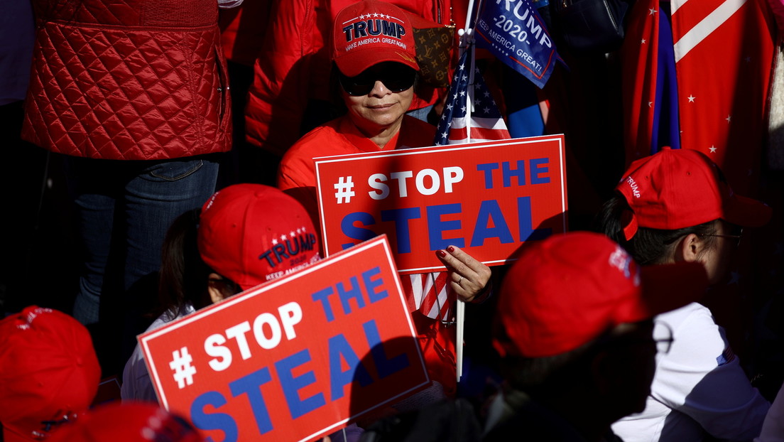 "¡No concedo NADA!": Trump se reafirma y asegura que Biden "solo ganó a los ojos de los medios falsos"