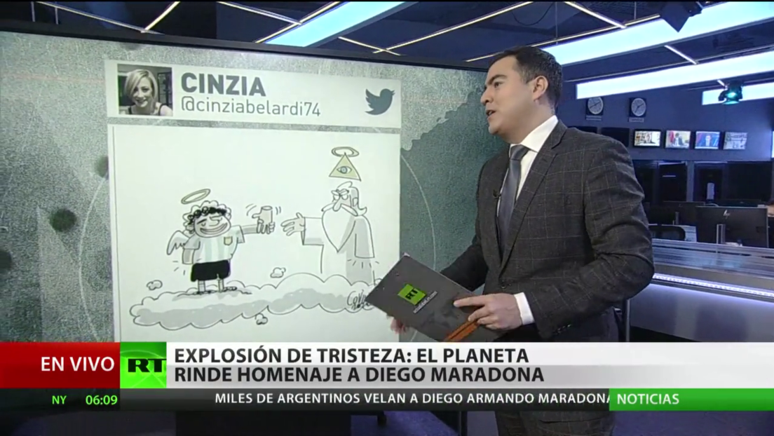Explosión de tristeza: El mundo entero rinde homenaje a Diego Maradona