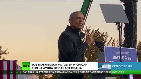 Joe Biden busca votos en Michigan con la ayuda de Barack Obama