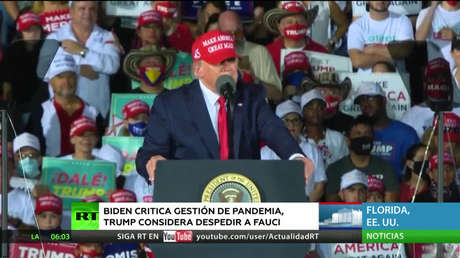 EE.UU.: Trump y Biden intercambian críticas por el coronavirus a un día de las elecciones