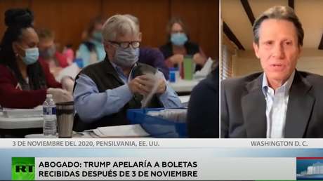 Abogado: "Si Trump quiere lograr un recuento de votos tendrá que apelar a las boletas recibidas después del 3 de noviembre"