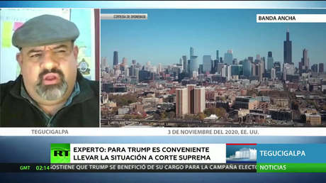 Experto: para Trump es conveniente plantear el recuento de votos a la Corte Suprema