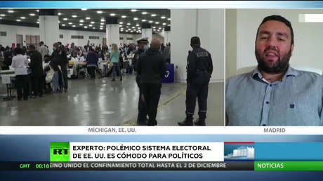 Politólogo: "EE.UU. no ha cambiado su sistema electoral porque todo el 'establishment' se siente muy cómodo con él"