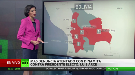 Bolivia: El MAS denuncia un atentado con explosivos contra el presidente electo, Luis Arce