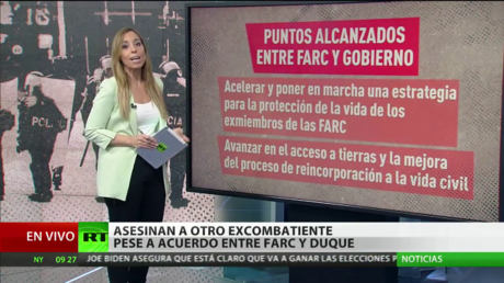 Colombia: Asesinan a otro excombatiente pese al acuerdo entre el partido Farc e Iván Duque