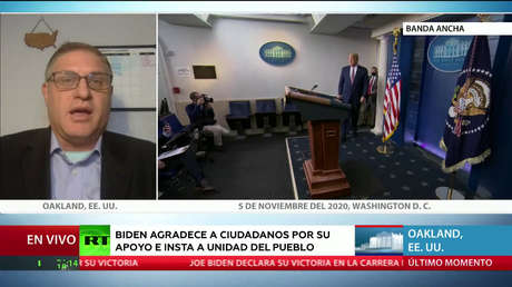 Analista: "La actitud de Trump ante las elecciones muestra poco respeto por la dignidad de las instituciones y el estado de derecho"
