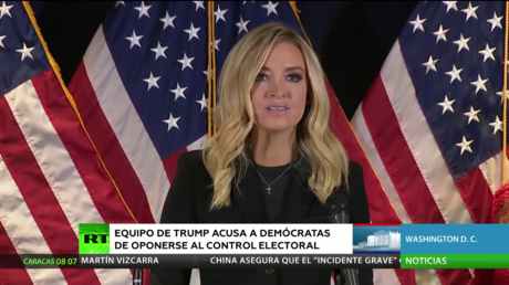 Equipo de Trump acusa a los demócratas de oponerse al control electoral