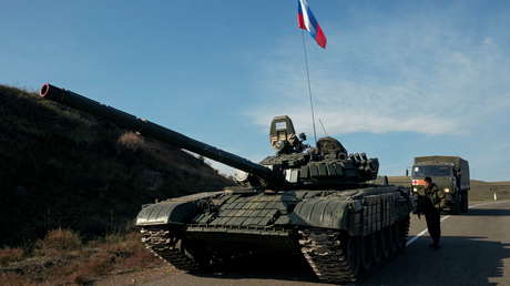 Drones y vehículos blindados: Cómo irán equipados las fuerzas rusas de pacificación en Nagorno Karabaj