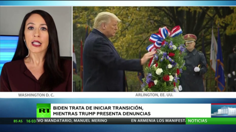 Biden trata de iniciar la transición a la presidencia, mientras Trump presenta denuncias