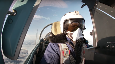 VIDEO: El Ministerio de Defensa ruso muestra un combate aéreo entre cazas Su-35S