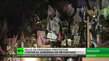 Israel: Miles de personas protestan contra el Gobierno de Netanyahu