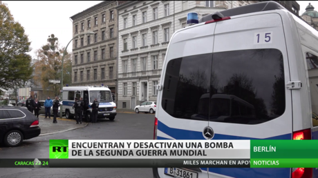 Encuentran y desactivan una bomba de la Segunda Guerra Mundial en Alemania