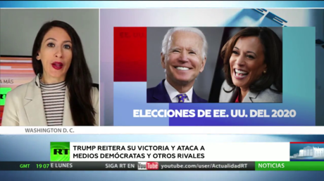 Trump reitera su victoria en las elecciones, ataca a medios demócratas y a otros rivales