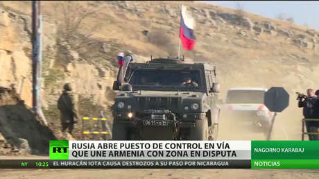Rusia abre un puesto de control en la vía que une Armenia con la zona en disputa con Azerbaiyán