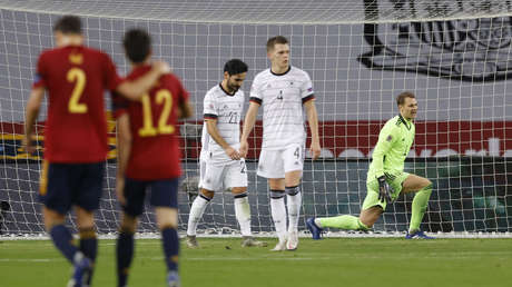 España derrota 6-0 a Alemania en un partido de la Liga de las Naciones de la UEFA