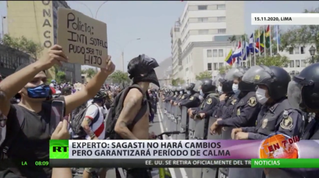 Sagasti juramenta como presidente interino del Perú y el país ya tiene un Gobierno de Transición