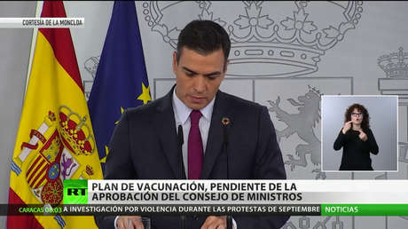 España: El plan de vacunación, pendiente de la aprobación del Consejo de Ministros