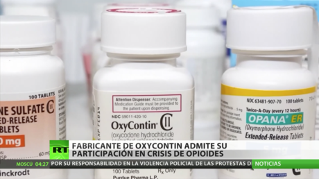 La farmacéutica fabricante de OxyContin admite su participación en la crisis de opioides