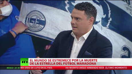 El fallecimiento de Maradona: "Hoy el mundo del fútbol está llorando"
