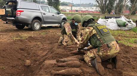 Hallan bombas de la Segunda Guerra Mundial en el centro de entrenamiento de la AS Roma (FOTO)