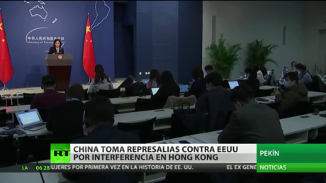 China toma represalias contra EE.UU. por interferencia en Hong Kong