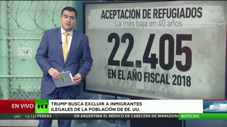 EE.UU.: Trump busca excluir a inmigrantes ilegales de la población