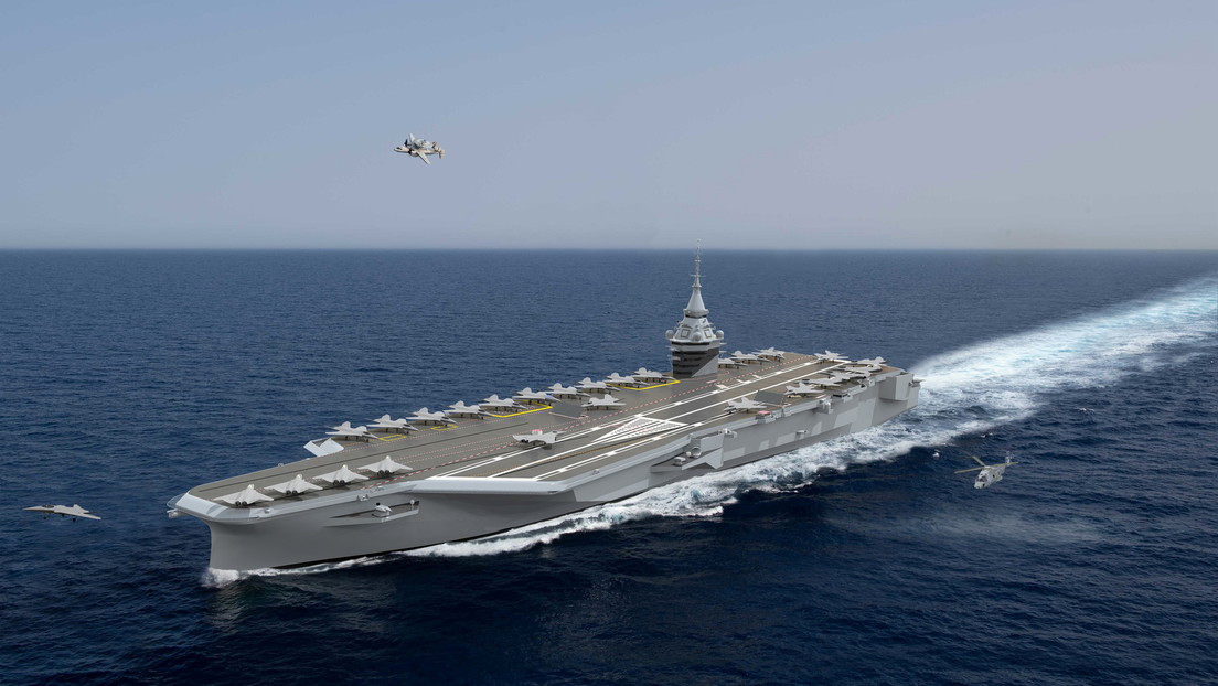 Francia construirá un portaviones de propulsión nuclear para reemplazar su buque insignia Charles de Gaulle