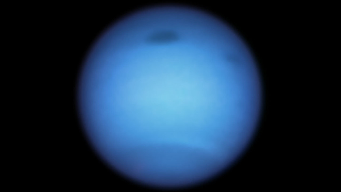 Captan un inusual vórtice oscuro del tamaño del Atlántico sobre Neptuno