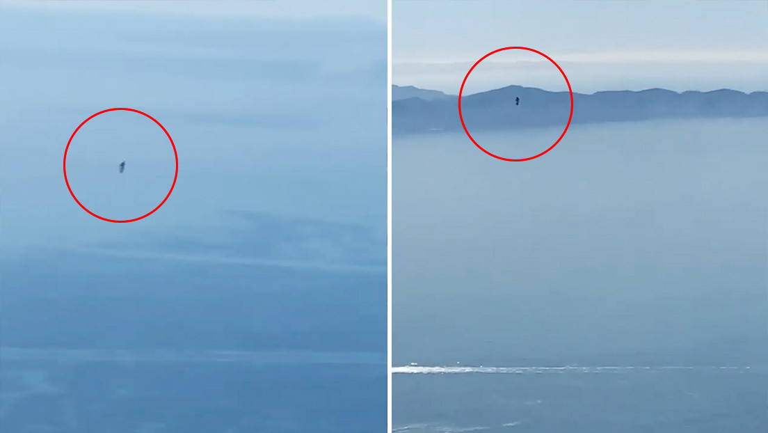 Un piloto de Los Ángeles finalmente logra filmar al misterioso hombre que vuela con una mochila propulsora