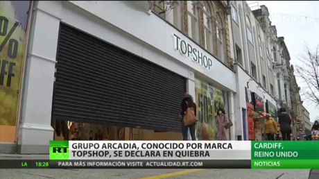 El grupo Arcadia, conocido por la marca Topshop, se declara en quiebra
