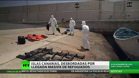 Las islas Canarias, desbordadas por la llegada masiva de inmigrantes
