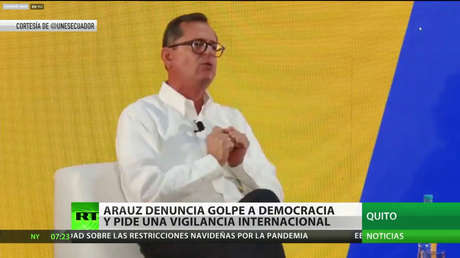 Aspirante correísta a la Presidencia de Ecuador denuncia que el Gobierno de Lenín Moreno intenta impedir su participación en las presidenciales