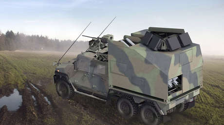 Todos los componentes de un sistema antiaéreo en una sola plataforma: el nuevo blindado móvil y compacto presentado en Alemania (FOTOS)