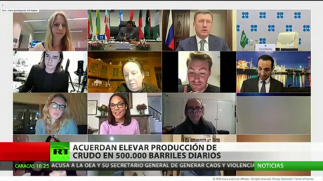 Acuerdan elevar en 500.000 barriles diarios la producción de crudo a partir de enero de 2021